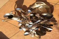 Аднаўленне каштоўных металаў Перапрацоўка срэбра Залатое пакрыццё Зачыстка 18